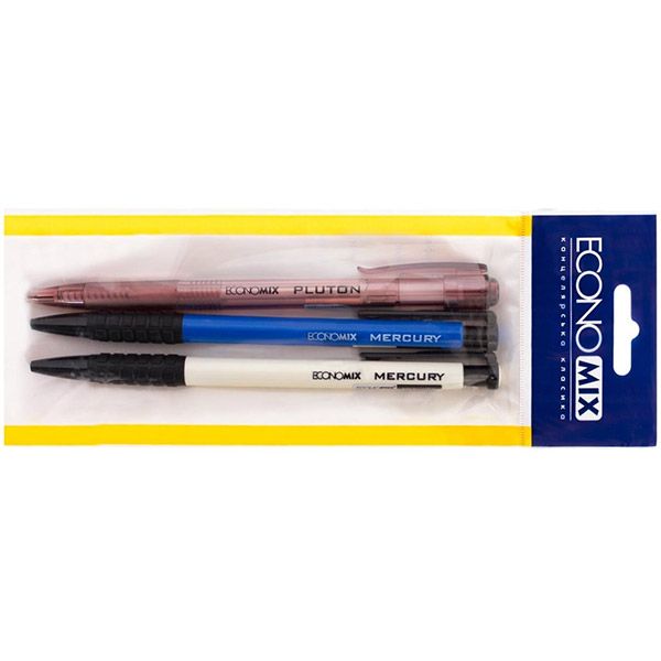 Набор ручек шариковых Economix E10585 3 шт. 