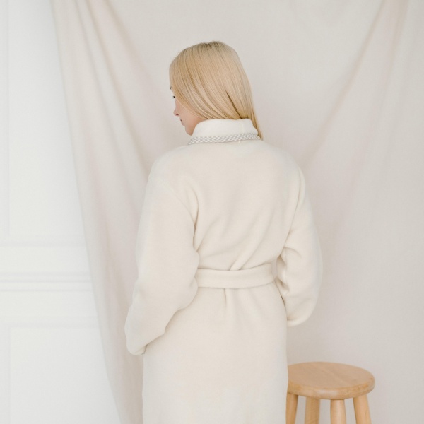 Халат женский Flokati Pearl р. M/L экрю