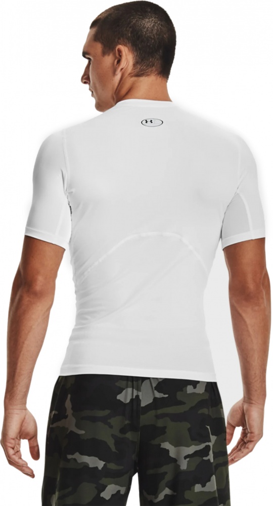 Футболка Under Armour UA HG ARMOUR COMP SS 1361518-100 р.S білий