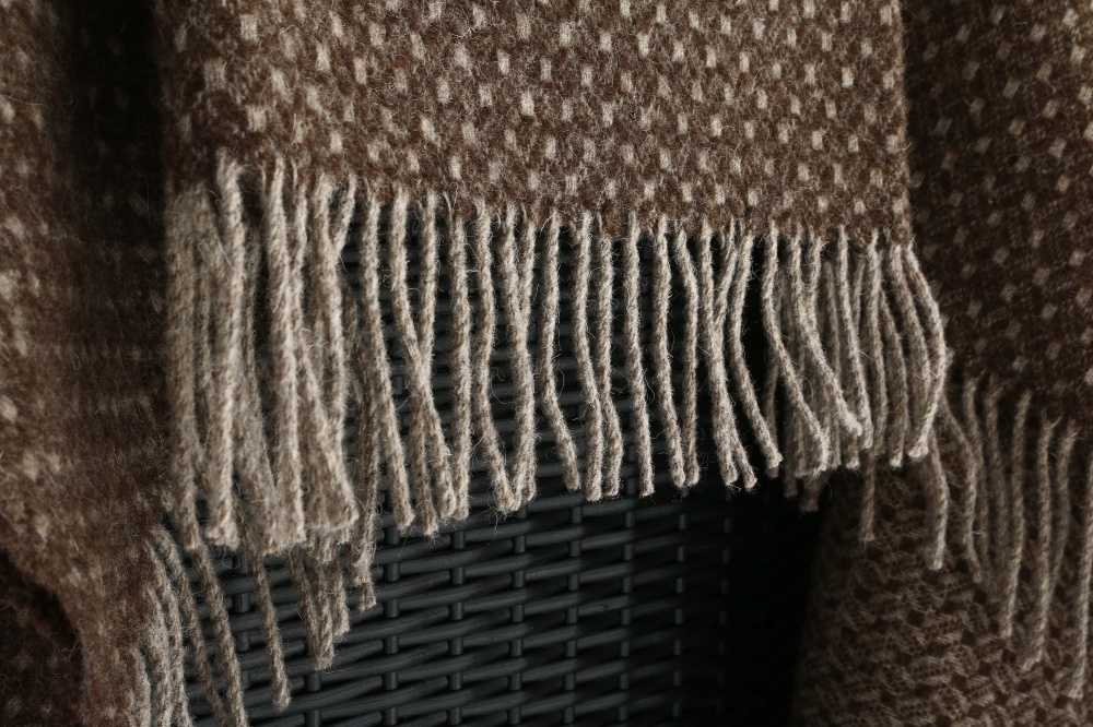 Плед Осло колір в асортименті 130x190 см коричневий Vladi