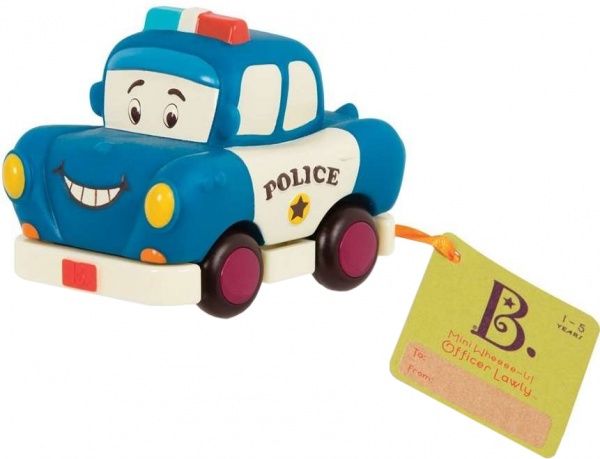 Инерционная игрушка Battat полицейская машина «Забавный автопарк»
