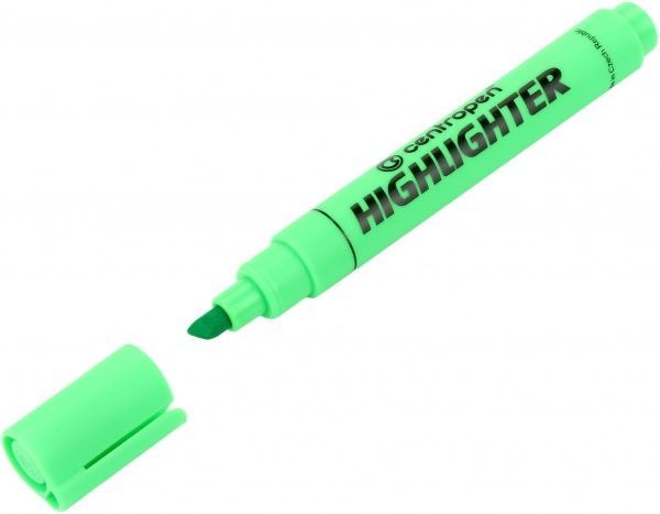 Маркер текстовый Centropen Highlighter 1-4.6 мм 8852 зеленый 