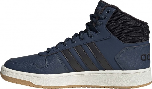 Ботинки Adidas HOOPS 2.0 MID GZ7939 р.UK 9,5 синий