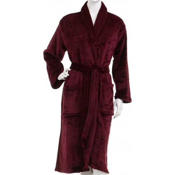 Халат женский La Nuit Классик L винный