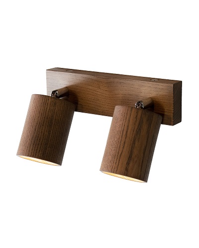 Спот Iterna Arendal Duo 2xGU10 ясен темний LW095 