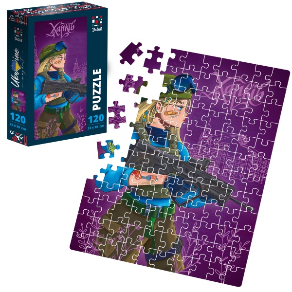 Пазлы картонные De.tail Харьков DT100-19