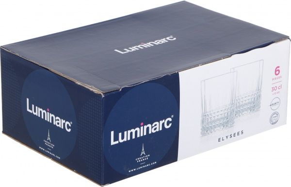 Набор стаканов низких Elysees 300 мл 6 шт. N7451 Luminarc