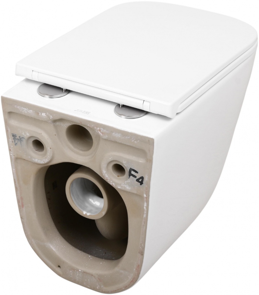 Унитаз подвесной Water House Urban Flow Edge tornado с сиденьем Duroplast soft-close