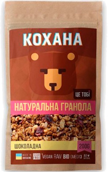 Гранола Кохана шеколадная 200 г 