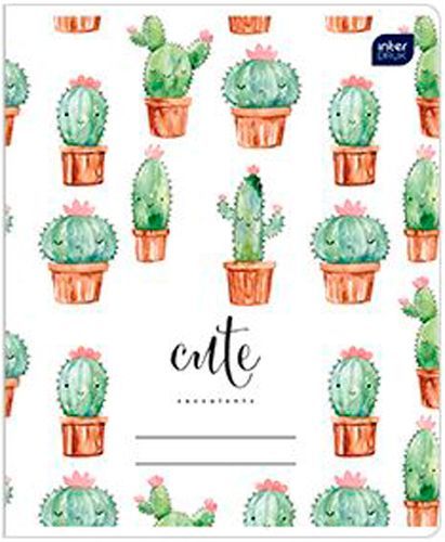 Зошит шкільний 12 аркушів у клітинку Girls в асортименті InterDRUK