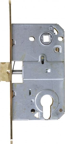 Замок врезной с ручками PZ Linde Best PZ SB золотой без петель