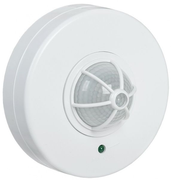 Датчик руху IEK ДД 024 120-360° 6м 1100W IP33 білий LDD11-024-1100-001