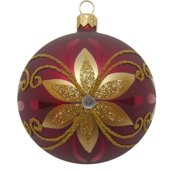 Куля новорічна d80 9607/26034 