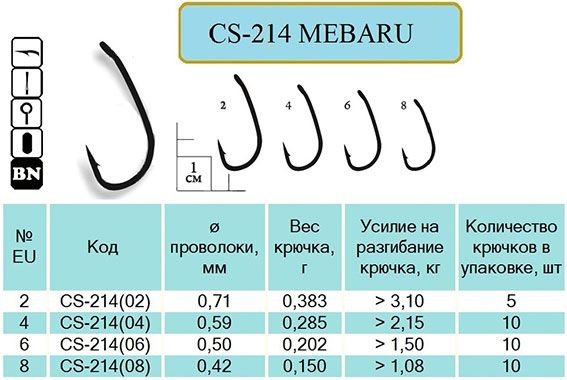 Гачок Flying Fish №6 20 г 10 шт. CS-214(06)