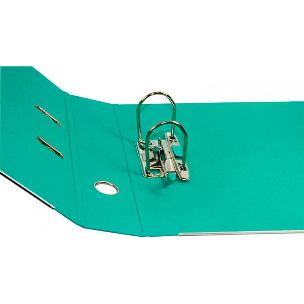 Папка-регистратор Style 70 мм черный/бирюзовый Buromax