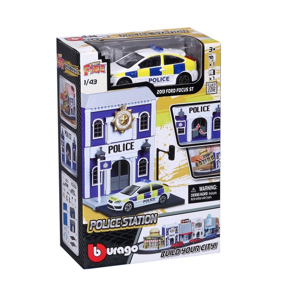 Ігровий набір Bburago City Поліцейський відділок 1:43 18-31502