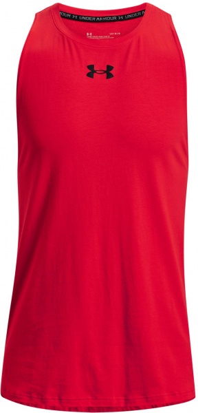 Майка Under Armour UA BASELINE COTTON TANK 1361901-601 р.XL червоний