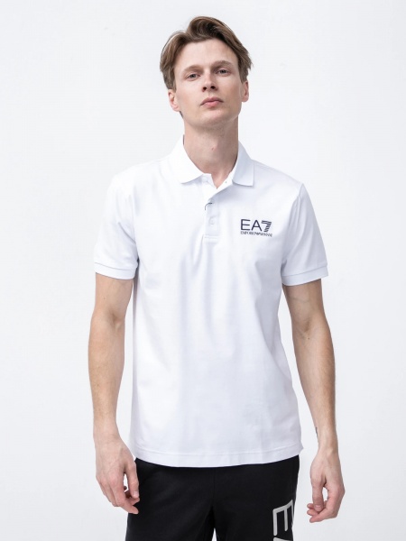 Поло EA7 POLO SHIRT 3LPF02-PJEEZ-1100 р.2XL білий