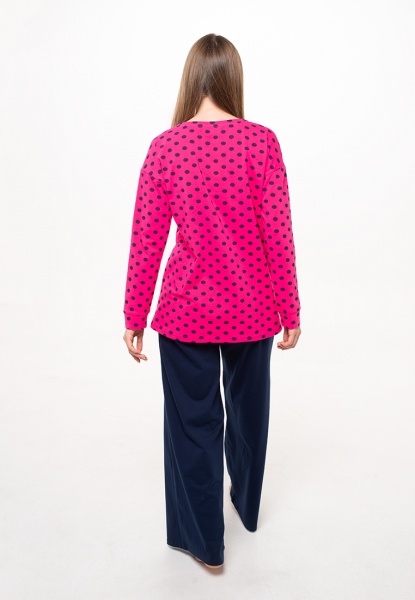 Піжама Роза 210537 3XL р. малиновий