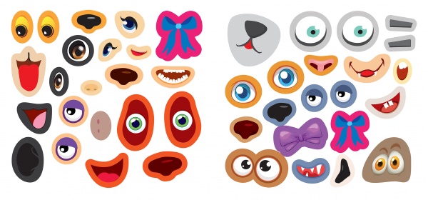 Книга-развивайка «Пушистики. Забавные мордашки»