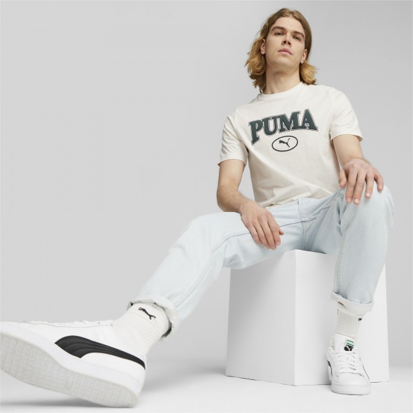 Футболка Puma PUMA SQUAD TEE 67601365 р.XL бежевий