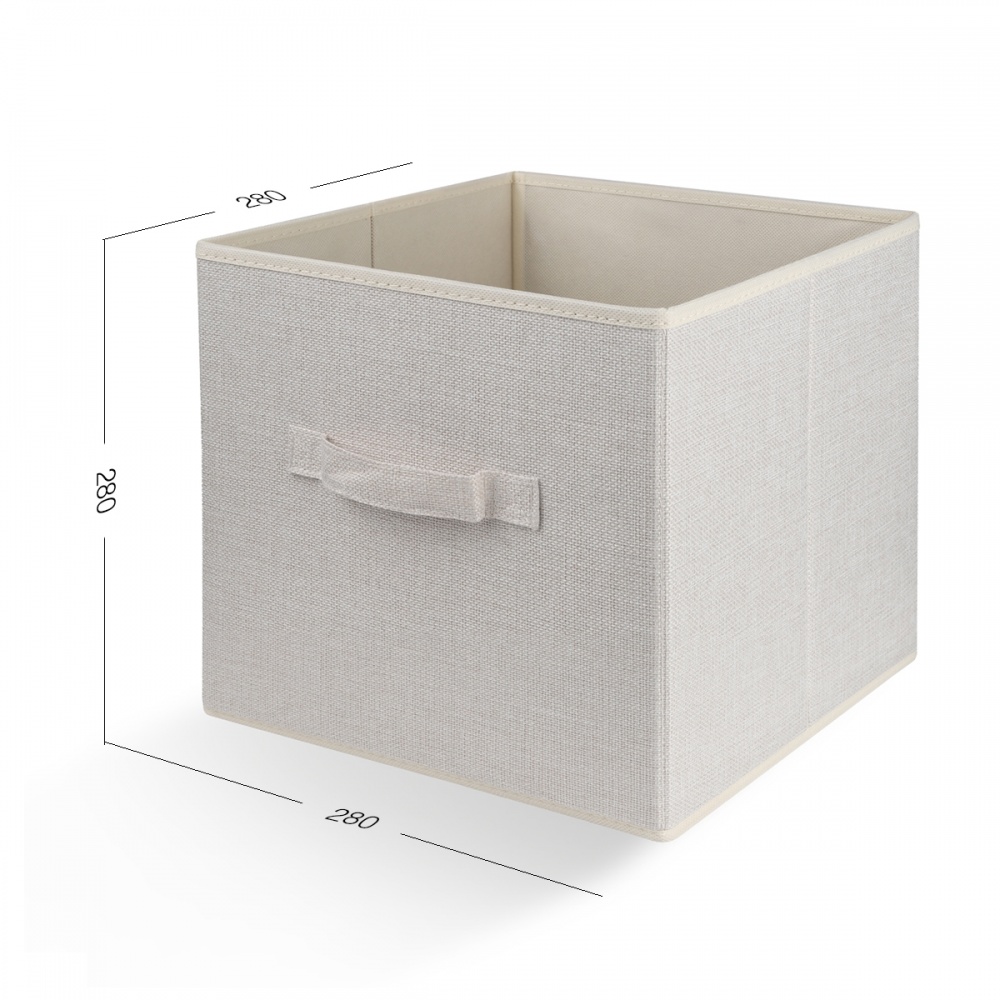 Ящик для хранения MVM TH-08 CREAM 280x280x280 мм