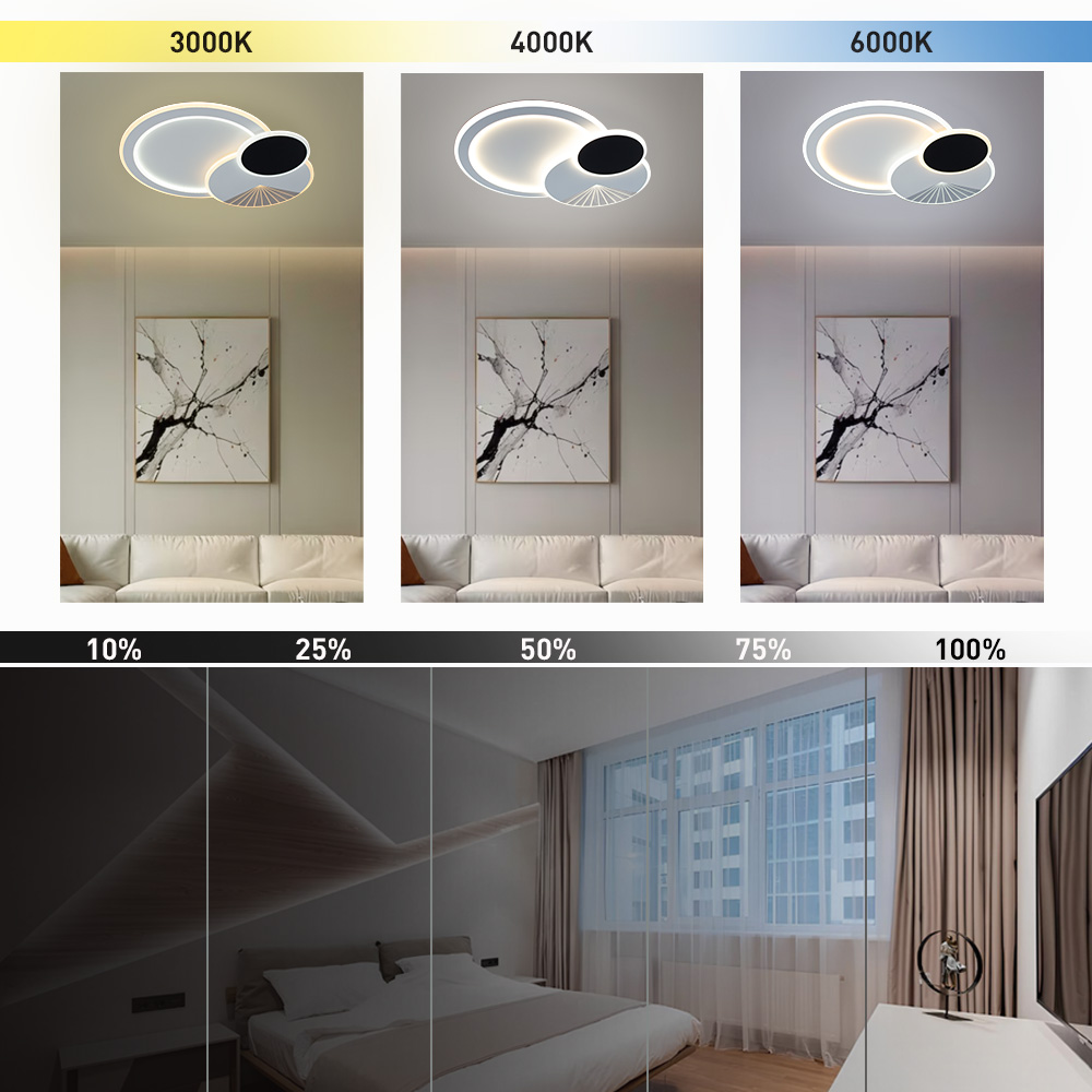 Світильник світлодіодний ESLLSE COMETA 3R 90 Вт 540x420x60 мм 90 Вт білий 3000-6500 К 10210