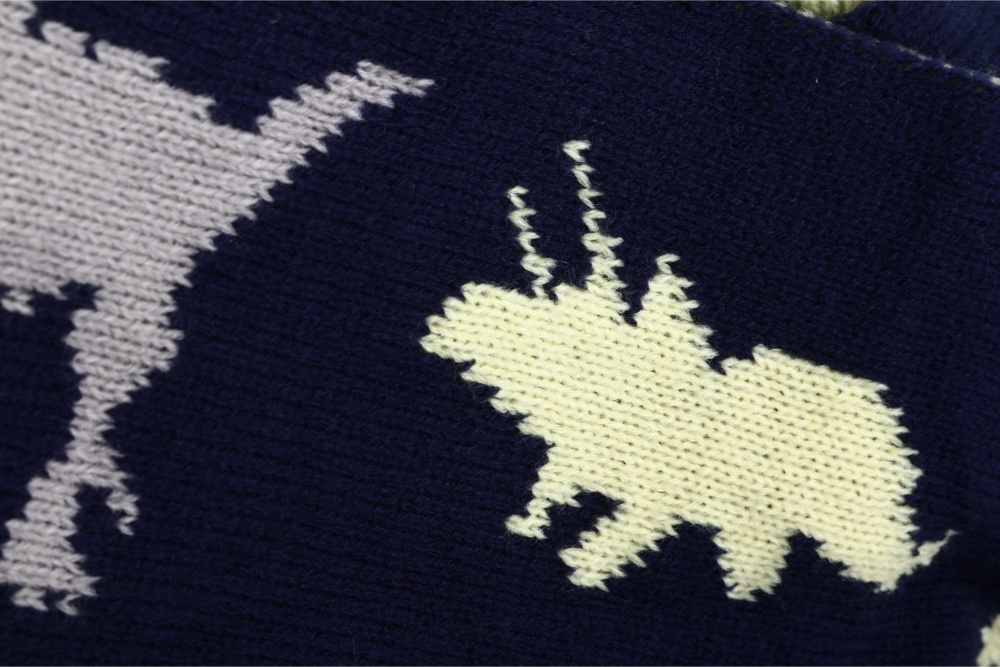 Комплект шапка + шарф HW для мальчиков р.48-50 темно-синий