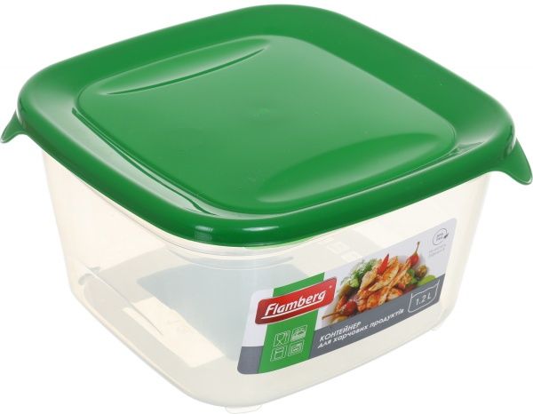Контейнер для хранения 1,2 зеленый Flamberg