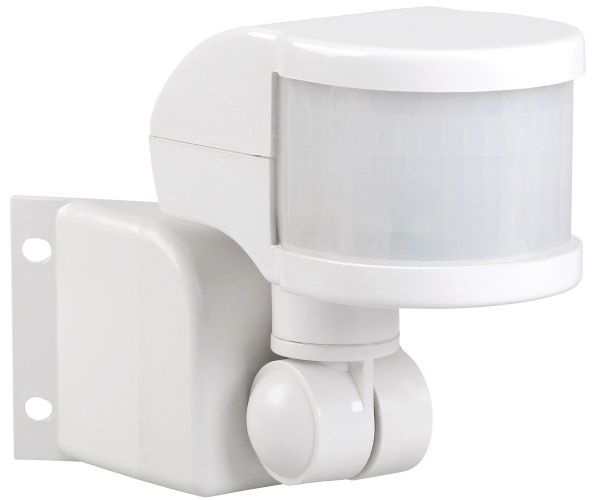 Датчик движения IEK ДД 018 270° 12м 1100W IP44 белый LDD10-018B-1100-001