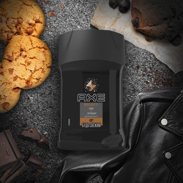 Дезодорант для чоловіків AXE Leather & Cookies 50 мл