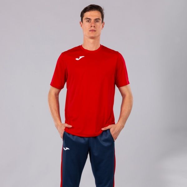 Футболка Joma T-SHIRT COMBI RED S/S 100052.600 S червоний