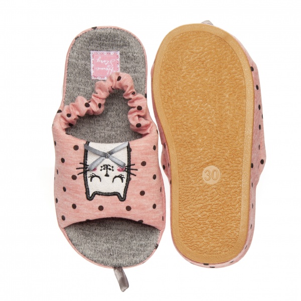 Капці дитячі для дівчинки Home Story р.29 персиковий 210851-19 