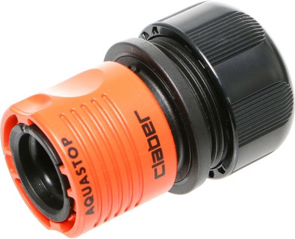 Соединитель с зажимом Claber аquastop 3/4