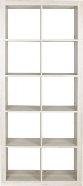 Стелаж двосторонній Inteo Кубус МІКС 2x5 792x1854x290 мм клен 