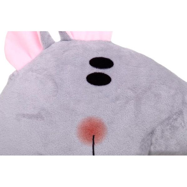 Подушка Мишка 30x40 см сірий 