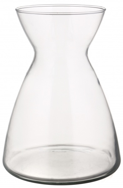 Ваза стеклянная Песочная 21 см 