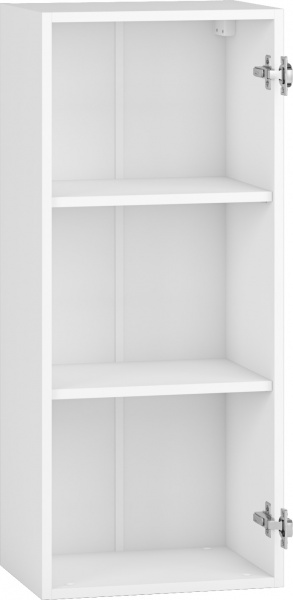 Шкаф верхний Грейд распашной (ТОП) 400x927x300 мм белый 