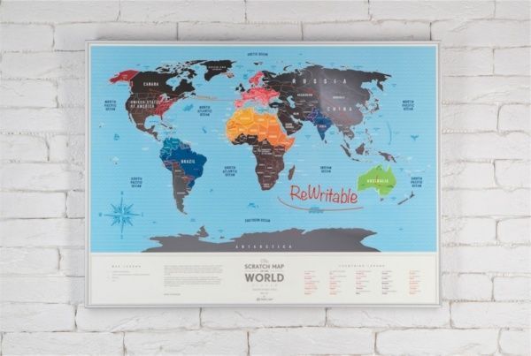 Скретч-карта мира 