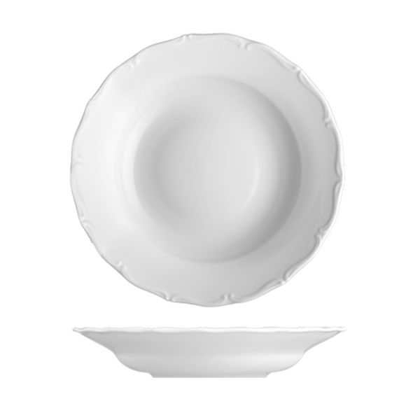 Тарілка супова 24 см біла VER19241 Verona G.Benedikt