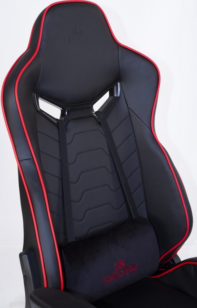 Кресло Nowy Styl HEXTER MX R1D TILT PL70 ECO/02 BLACK/RED FR черный/красный 