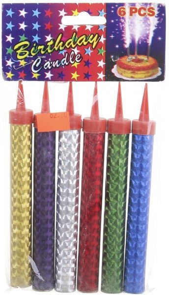  фонтан холодный огонь 6 шт 13 см.