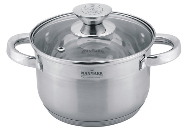 Кастрюля с крышкой Maxmark 2 л 18 см MK-3702