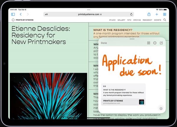 Планшет Apple iPad Air 2022 10,9