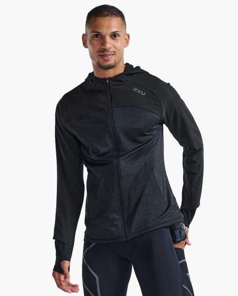 Джемпер 2XU Ignition Shield Hooded Mid-Lyr MR6829a_BLK/BRF р.L черный