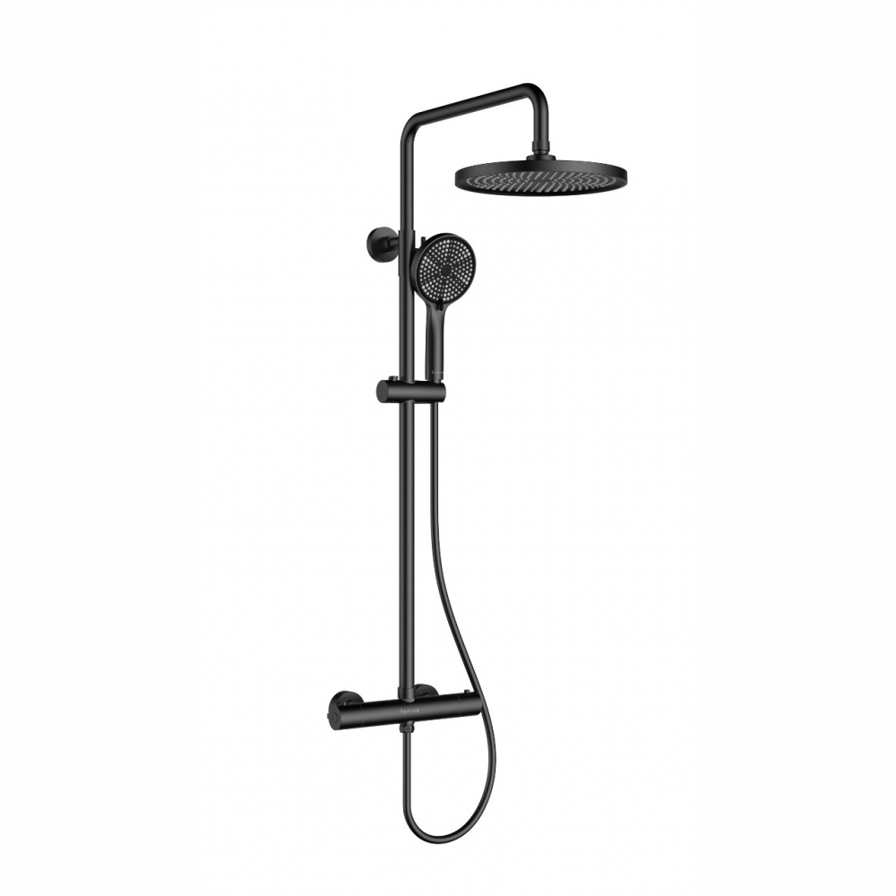 Душевая система Imprese CENTRUM AR (термостат для душа), черный матовый