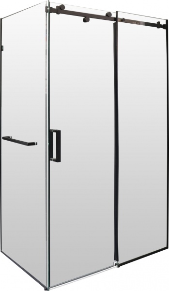 Душевое ограждение ScandiSPA Grand Black 120х80х200 см