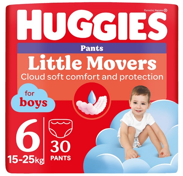 Підгузки-трусики Huggies для хлопчиків 6 15-25 кг 30 шт.
