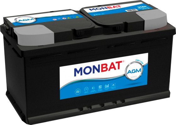 Аккумулятор автомобильный Monbat AGM 6CТ-95 95Ah 860A 12V «+» справа