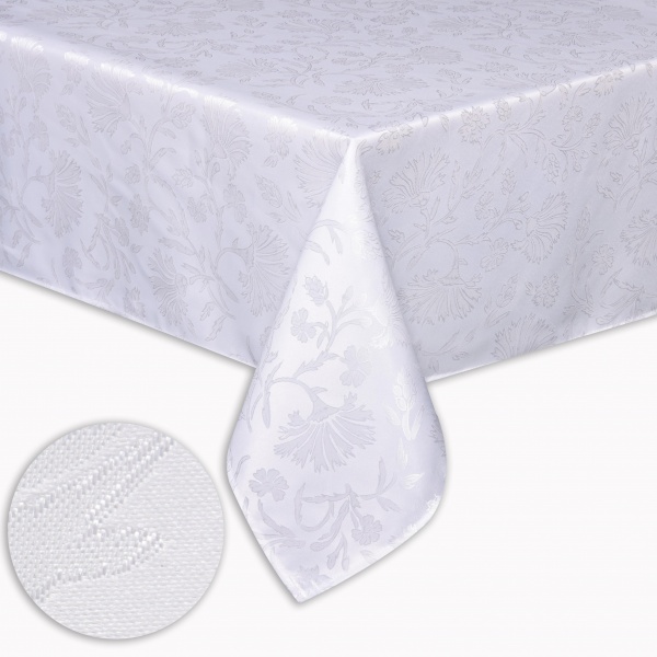 Скатерть водонепроницаемая Samira 140x180 см белый La Nuit 